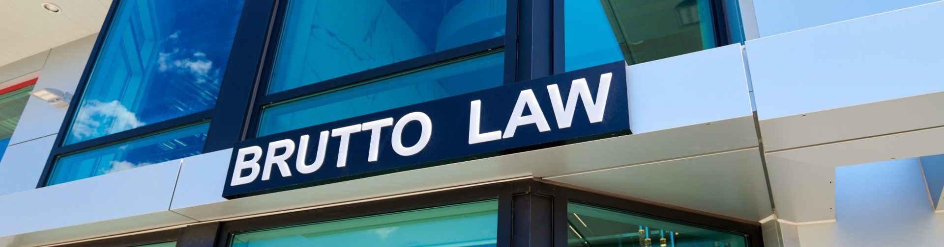 Brutto Law Exterior Sign